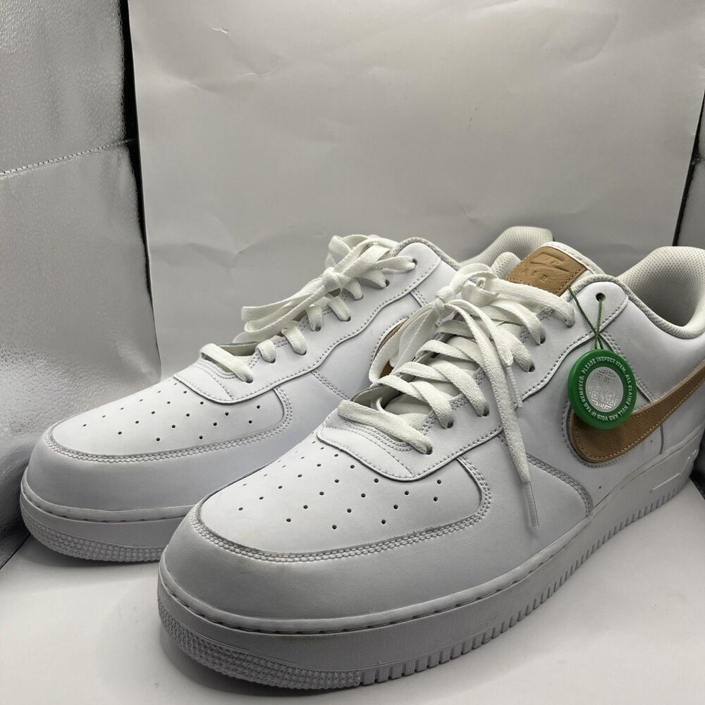 Nike Air Force 1 Low 07 LV8 Removable Swoosh Vachetta Tan Mens 18 CT2253-100